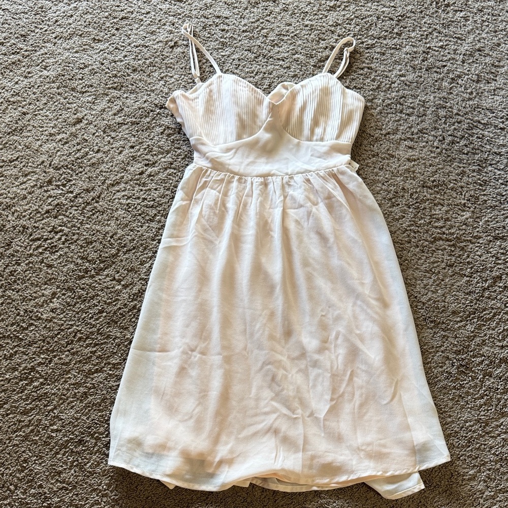 Soft blush Spaghetti Strap Dress